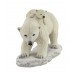 Polar Bear Mother With Adorable Freeloading Cub Statue 308523085239  401547700434